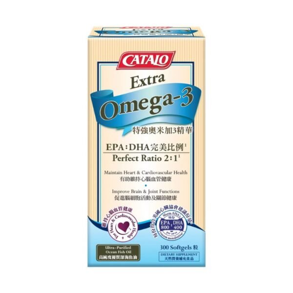 特強奧米加3精華(EPA400及DHA200) 300粒