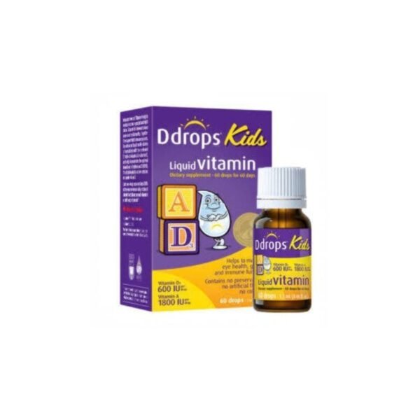 Ddrops 兒童維生素A（1800IU） +D3（600IU）滴劑 60滴