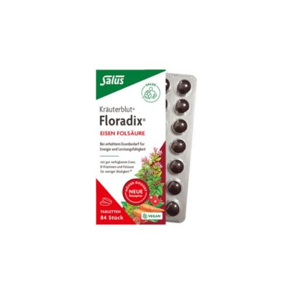 floradix iron 鐵元 鐵元片劑 84片裝 （英版）
