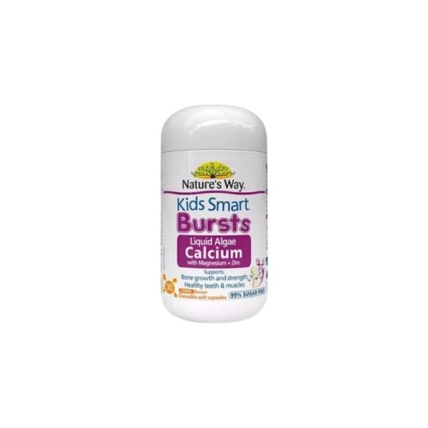 澳洲 Nature's Way Liquid Algae Calcium with Magnesium Zinc 佳思敏鈣鎂鋅膠囊30粒